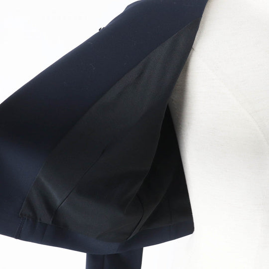 FOXEY NEW YORK No color jacket 42669 Outer: 90% polyester, Outer: 10% polyurethane, Lining: 100% polyester Dark navy LEVETE JACKET Women 40 Used Authentic