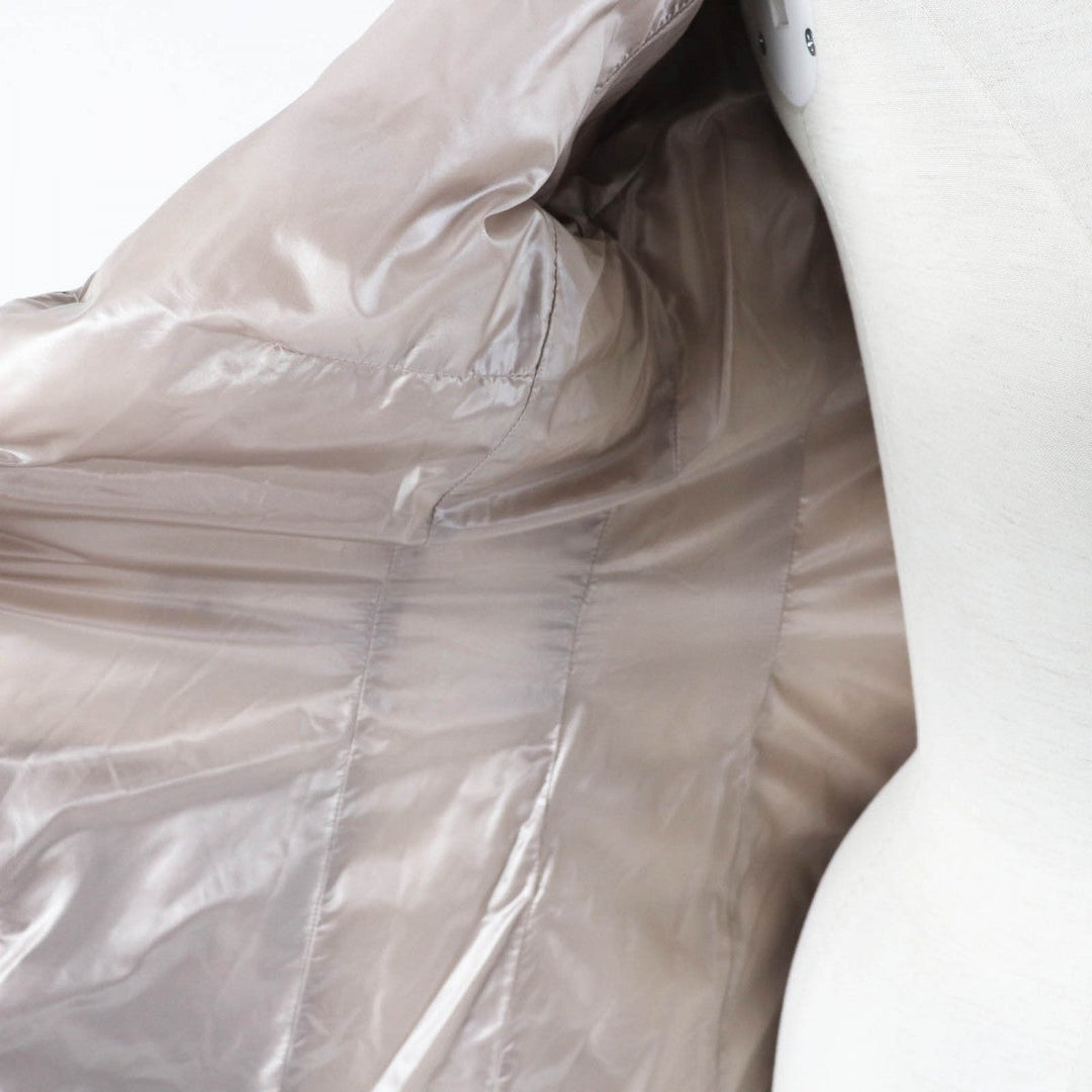 Herno down coat PI0667D Outer: 100% nylon, Lining: 100% nylon, Filling: 90% down, Filling: 10% feather, Part: 60% cotton Beige type Women 40 Used Authentic