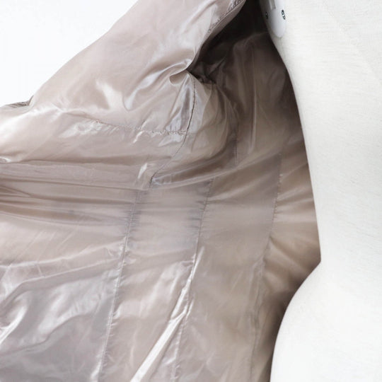 Herno down coat PI0667D Outer: 100% nylon, Lining: 100% nylon, Filling: 90% down, Filling: 10% feather, Part: 60% cotton Beige type Women 40 Used Authentic