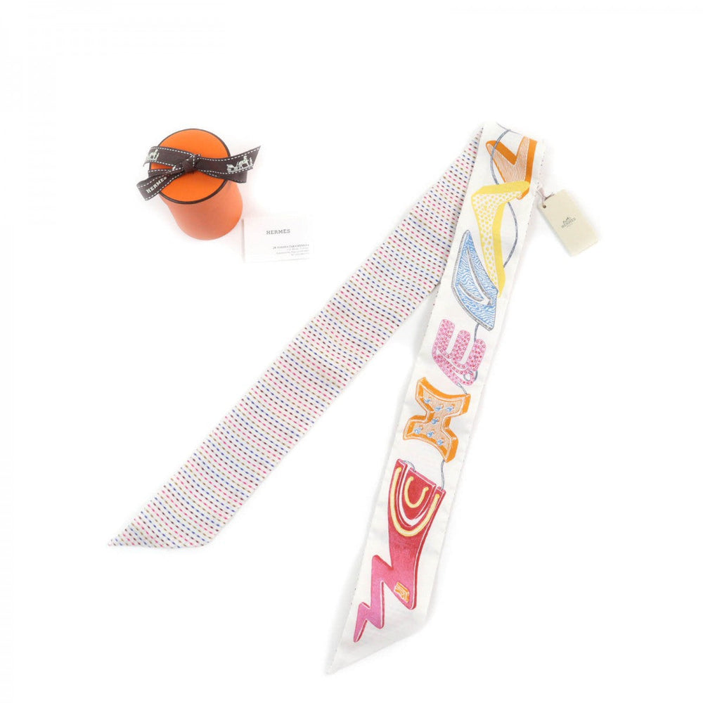 HERMES scarf Main: 100% silk multicolor Chevaloscope Neon Chevaloscope Neon Women Used Authentic