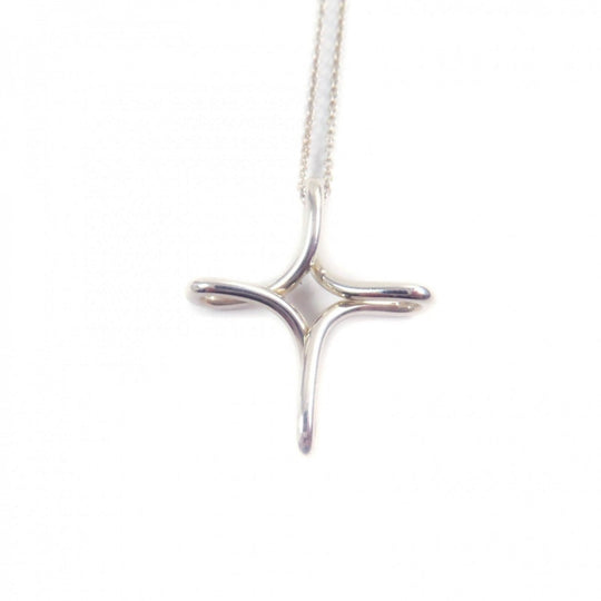 TIFFANY&Co. Necklace Main�FSV925 Silver El Saperetti Women Used Authentic