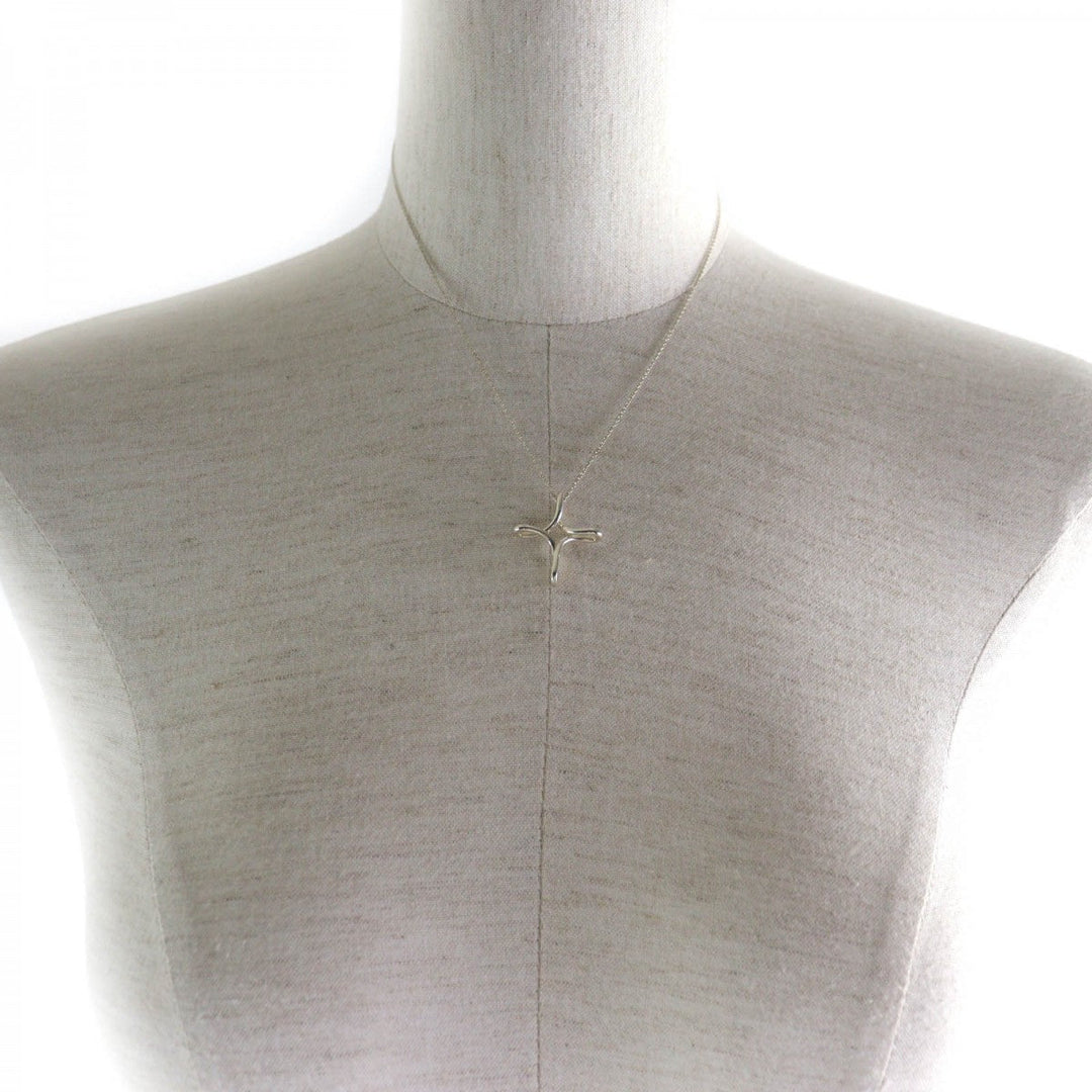 TIFFANY&Co. Necklace Main�FSV925 Silver El Saperetti Women Used Authentic