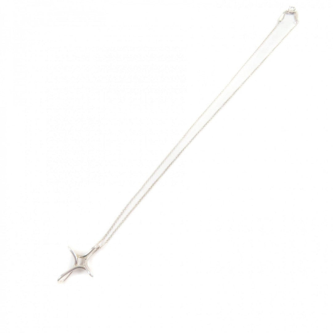 TIFFANY&Co. Necklace Main�FSV925 Silver El Saperetti Women Used Authentic