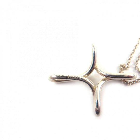 TIFFANY&Co. Necklace Main�FSV925 Silver El Saperetti Women Used Authentic