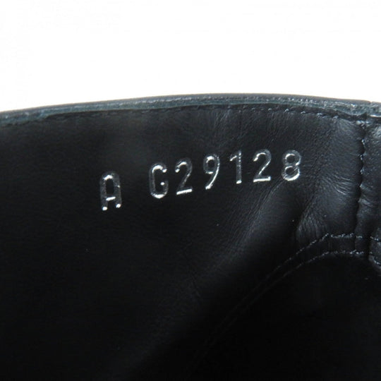CHANEL short boots G29128 Main: Leather black Women 34.5 Used Authentic