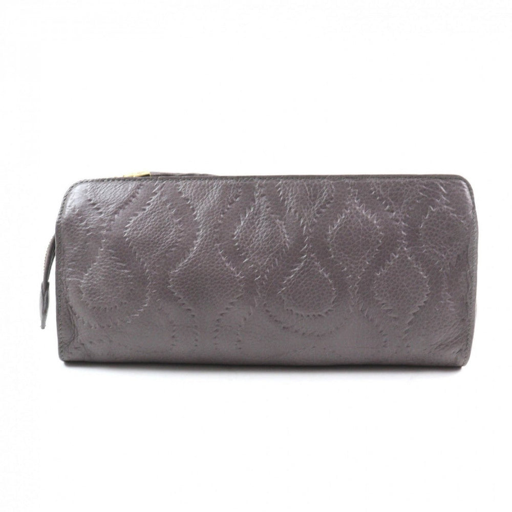 Vivienne Westwood Clutch bag Main: Leather Gray type Women Used Authentic