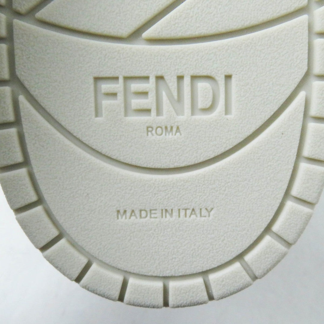 FENDI sneakers 8E8423 leather White beige 38