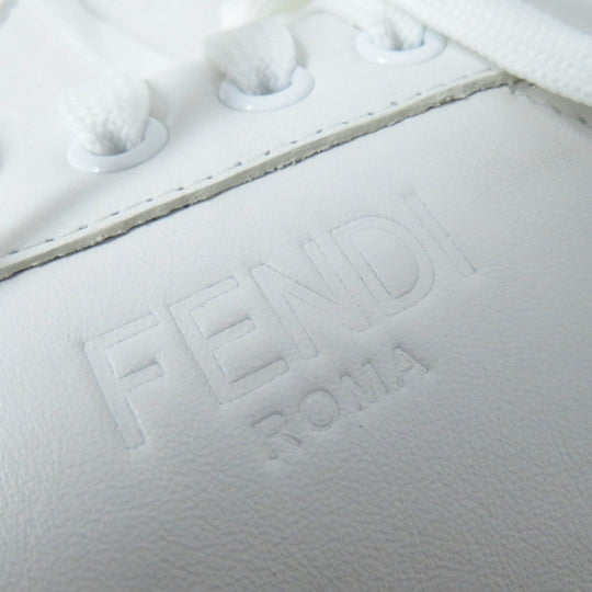 FENDI sneakers 8E8423 leather White beige 38