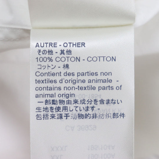 LOUIS VUITTON Long sleeve shirt cotton white REGULAR FIT Virgil Abloh XL