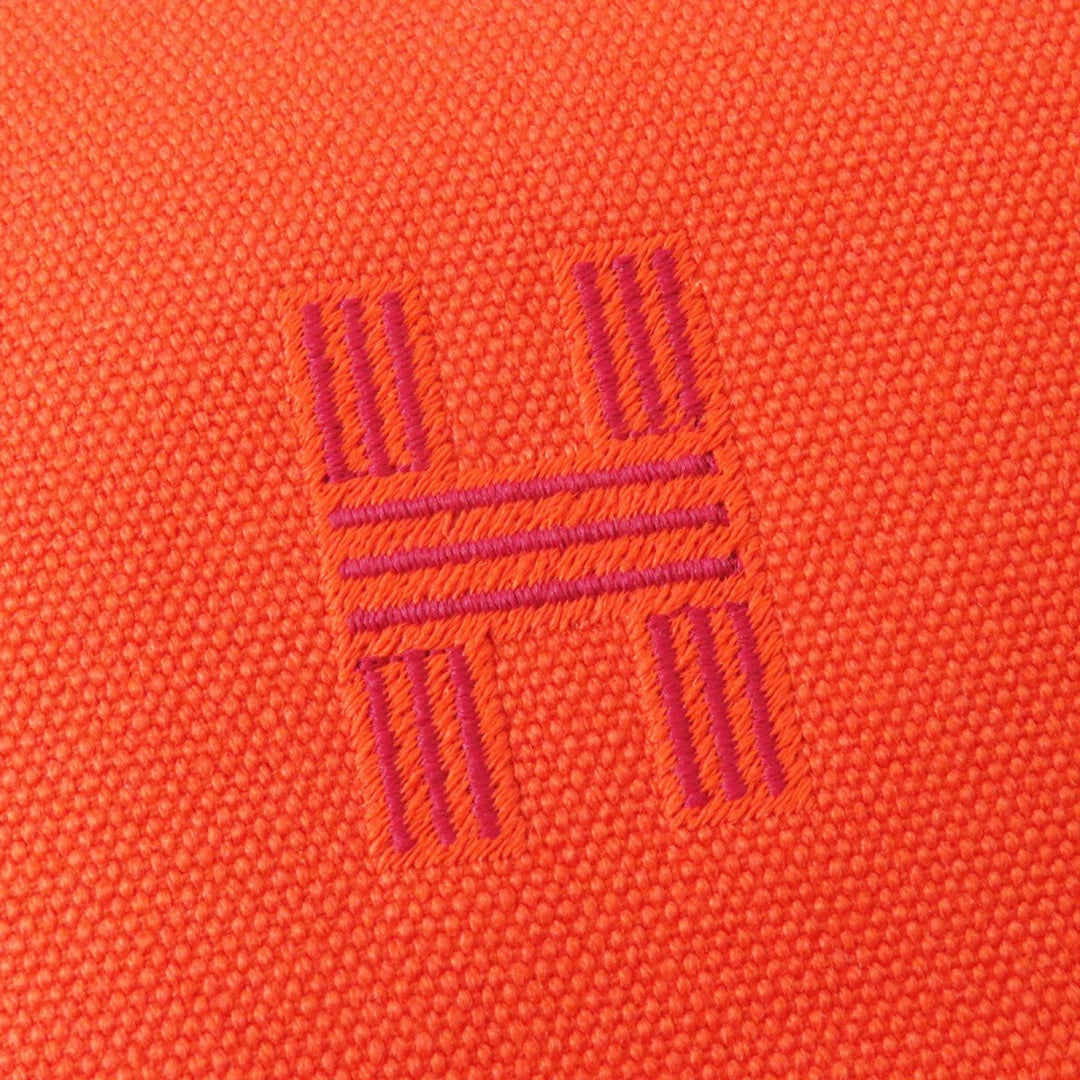 HERMES Handbag Main: Cotton orange fu Brid A Black GM Women Used Authentic