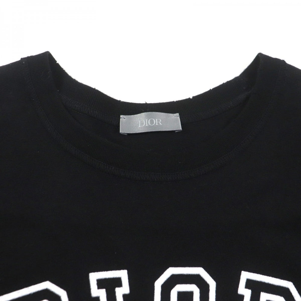 Dior HOMME Short sleeve T-shirt 483J635A0817 cotton black Bobby M