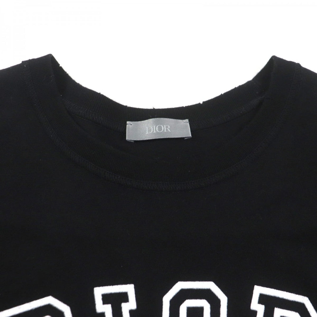 Dior HOMME Short sleeve T-shirt 483J635A0817 cotton black Bobby M