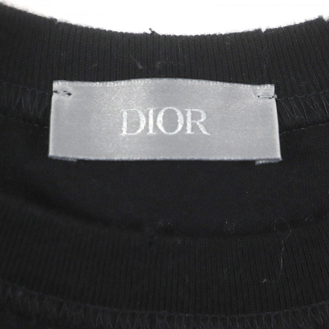 Dior HOMME Short sleeve T-shirt 483J635A0817 cotton black Bobby M