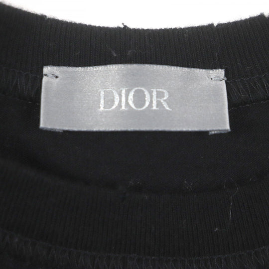 Dior HOMME Short sleeve T-shirt 483J635A0817 cotton black Bobby M
