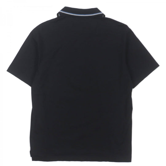 PRADA Short sleeve polo shirt UJN798 cotton black M