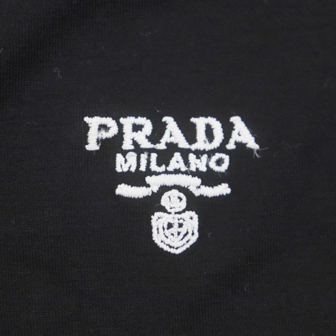 PRADA Short sleeve polo shirt UJN798 cotton black M