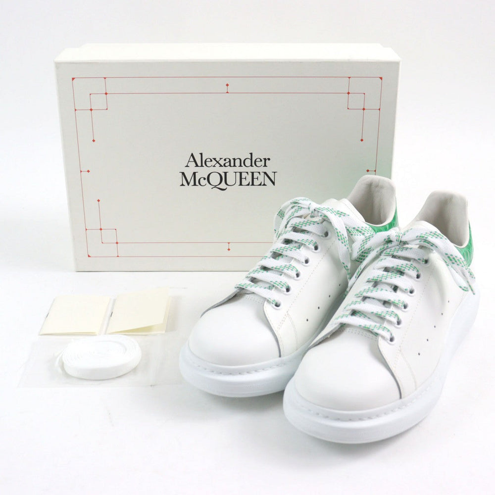 Alexander McQueen sneakers 625162 leather White LARRY mens 45 Used Authentic