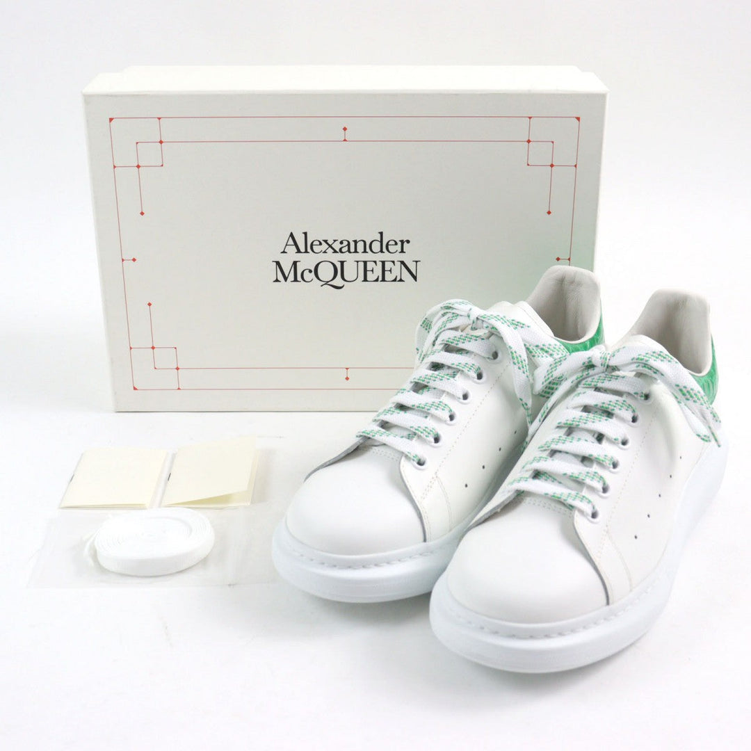 Alexander McQueen sneakers 625162 leather White LARRY mens 45 Used Authentic