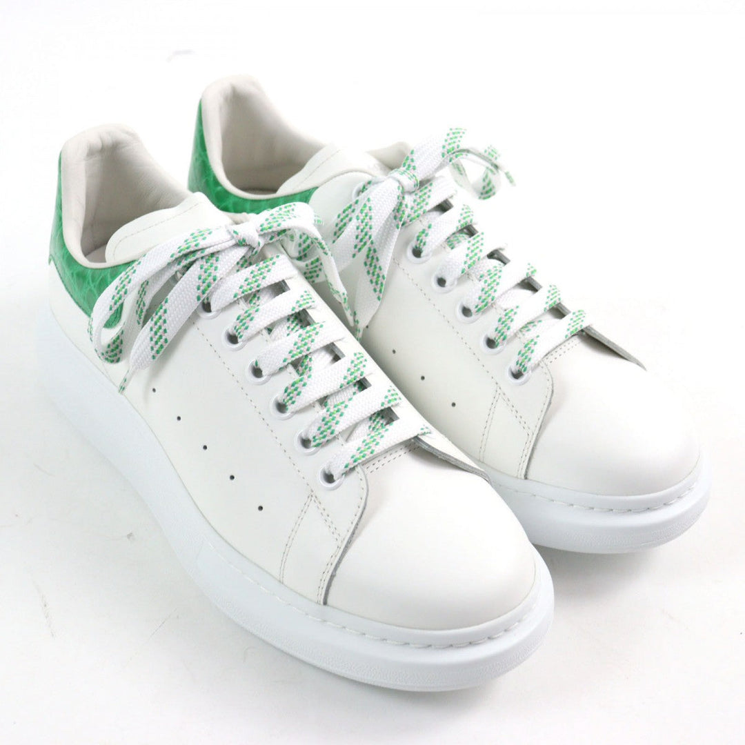 Alexander McQueen sneakers 625162 leather White LARRY mens 45 Used Authentic