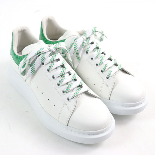 Alexander McQueen sneakers 625162 leather White LARRY mens 45 Used Authentic