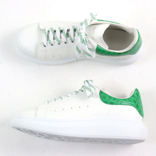 Alexander McQueen sneakers 625162 leather White LARRY mens 45 Used Authentic