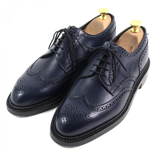 J.M WESTON Leather shoes Main: Leather Navy 588 mens Used Authentic