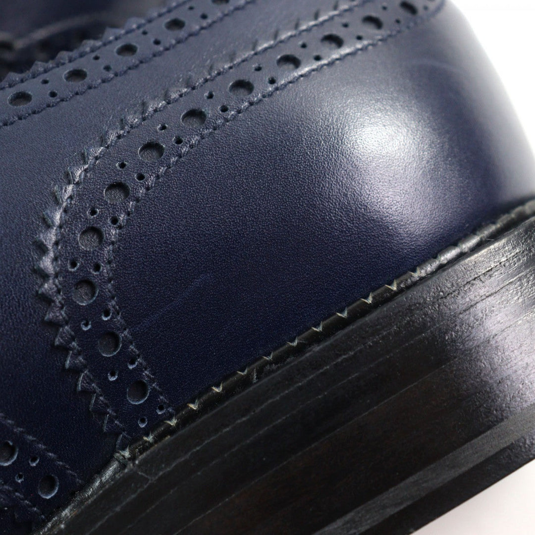J.M WESTON Leather shoes Main: Leather Navy 588 mens Used Authentic