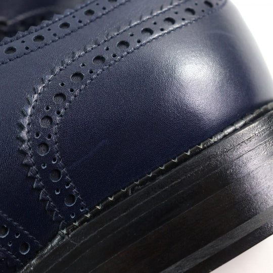 J.M WESTON Leather shoes Main: Leather Navy 588 mens Used Authentic