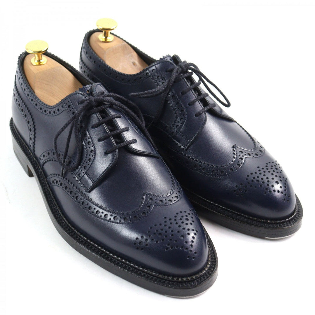 J.M WESTON Leather shoes Main: Leather Navy 588 mens Used Authentic