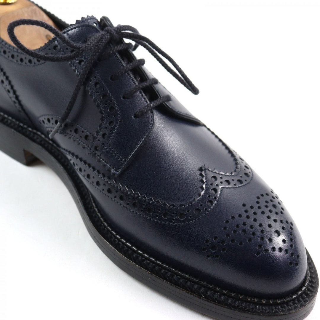 J.M WESTON Leather shoes Main: Leather Navy 588 mens Used Authentic