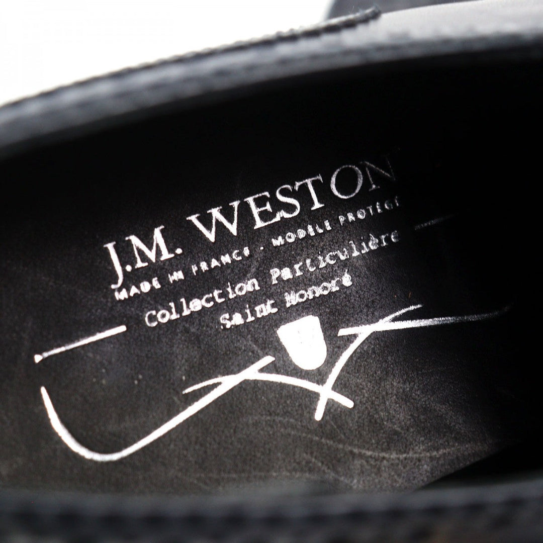 J.M WESTON Leather shoes Main: Leather Navy 588 mens Used Authentic