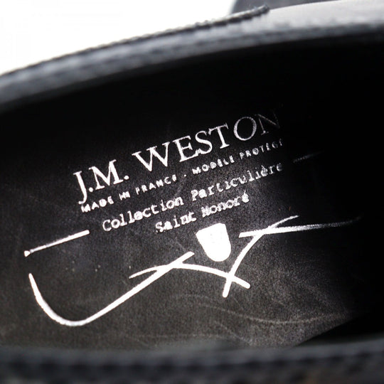 J.M WESTON Leather shoes Main: Leather Navy 588 mens Used Authentic