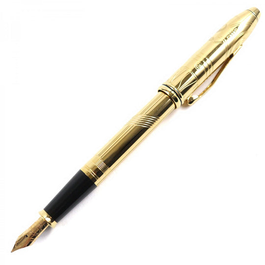 CROSS fountain pen AT0046D-39FD Pen tip: 18K gold Townsend mens Used Authentic