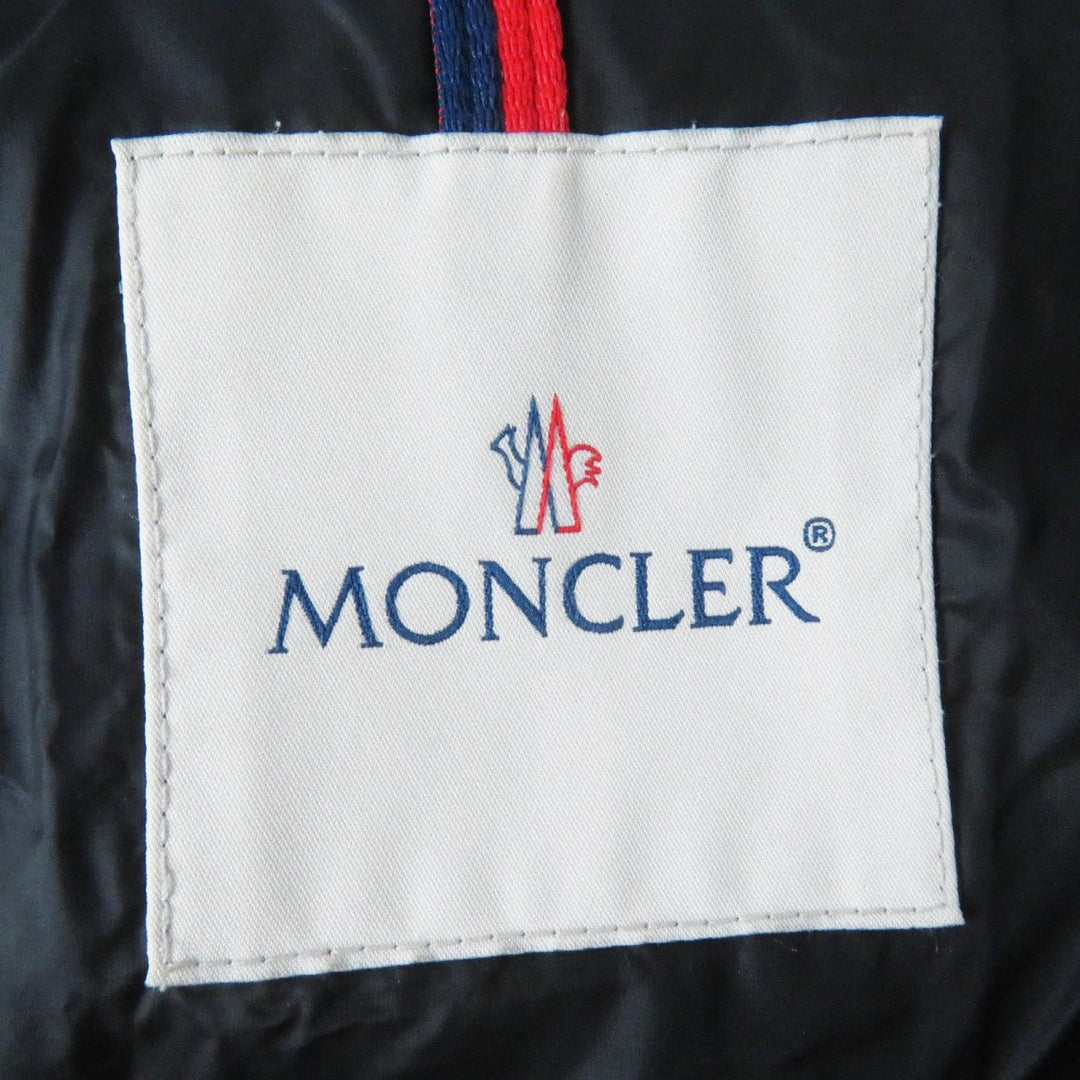 MONCLER down coat Outer: 100% nylon, Lining: 100% nylon, Part: 100% nylon, Filling: 90% down, Filling: 10% feather black HERMINE Women Used Authentic