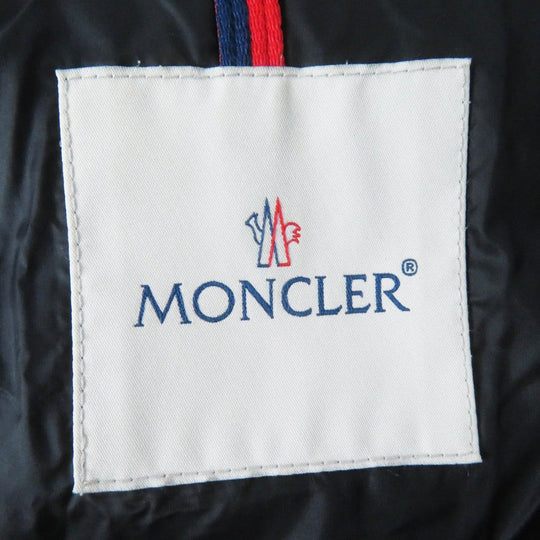 MONCLER down coat Outer: 100% nylon, Lining: 100% nylon, Part: 100% nylon, Filling: 90% down, Filling: 10% feather black HERMINE Women Used Authentic
