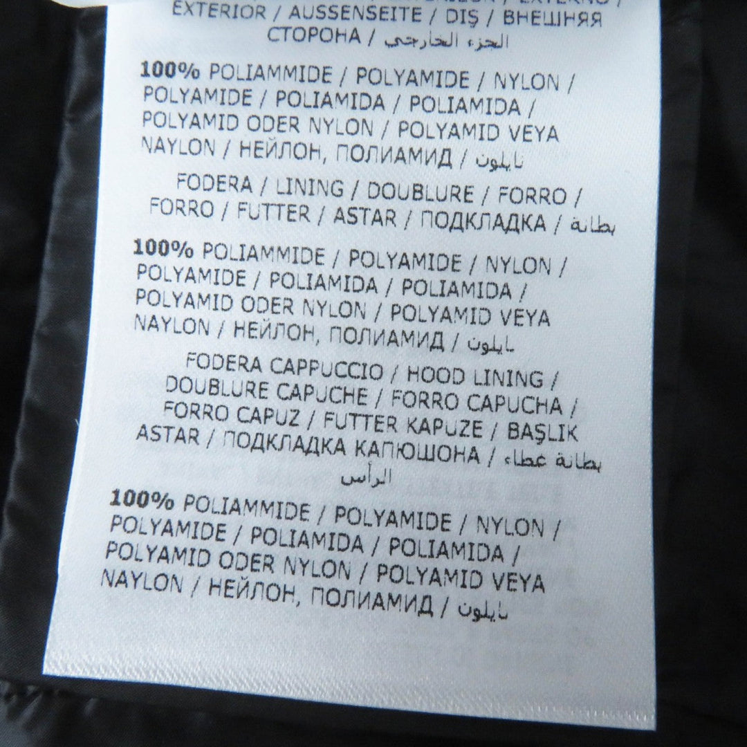 MONCLER down coat Outer: 100% nylon, Lining: 100% nylon, Part: 100% nylon, Filling: 90% down, Filling: 10% feather black HERMINE Women Used Authentic