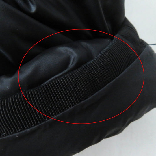 MONCLER down coat Outer: 100% nylon, Lining: 100% nylon, Part: 100% nylon, Filling: 90% down, Filling: 10% feather black HERMINE Women Used Authentic