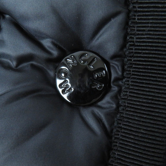 MONCLER down coat Outer: 100% nylon, Lining: 100% nylon, Part: 100% nylon, Filling: 90% down, Filling: 10% feather black HERMINE Women Used Authentic