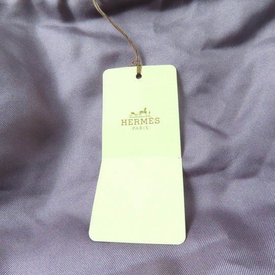 HERMES Down jacket polyester Brown 42