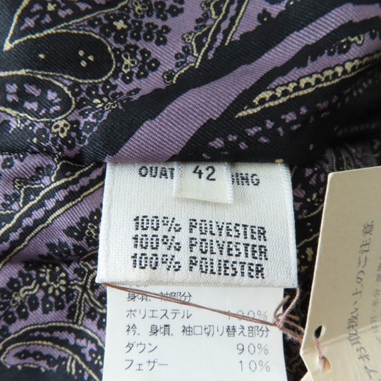 HERMES Down jacket polyester Brown 42