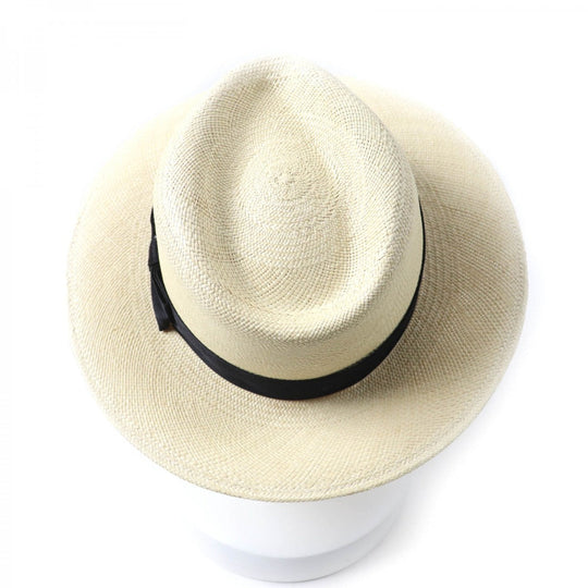 CHANEL hat 18P straw Natural black M