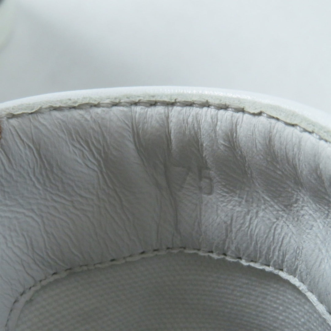 HERMES High cut sneakers 231028Z Main: Toile H, Part: Leather, Part: Rubber gray GET UP Women 37.5 Used Authentic