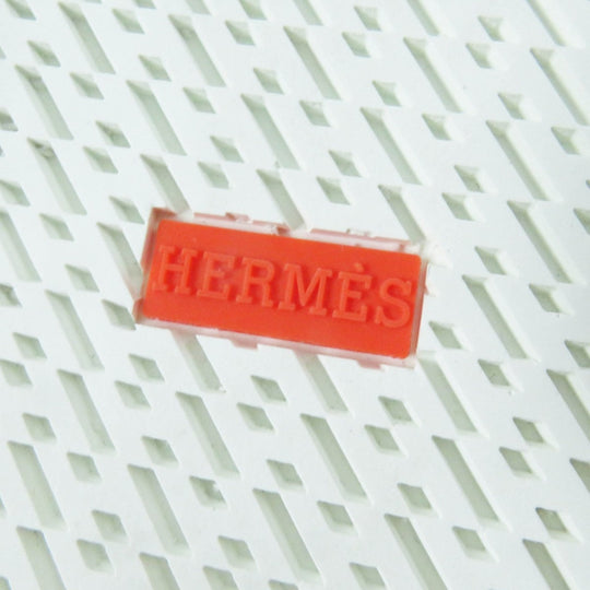 HERMES High cut sneakers 231028Z Main: Toile H, Part: Leather, Part: Rubber gray GET UP Women 37.5 Used Authentic