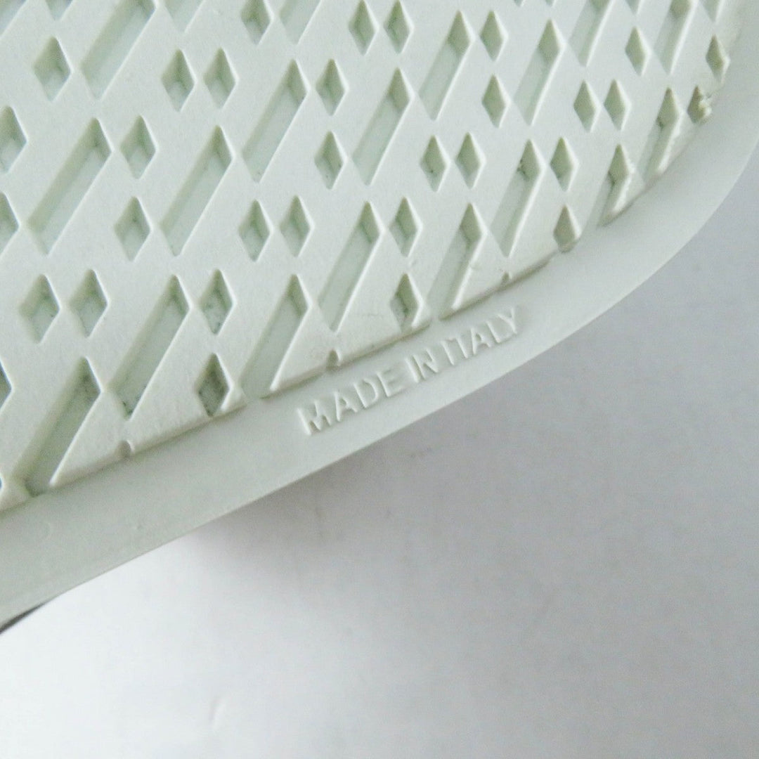 HERMES High cut sneakers 231028Z Main: Toile H, Part: Leather, Part: Rubber gray GET UP Women 37.5 Used Authentic