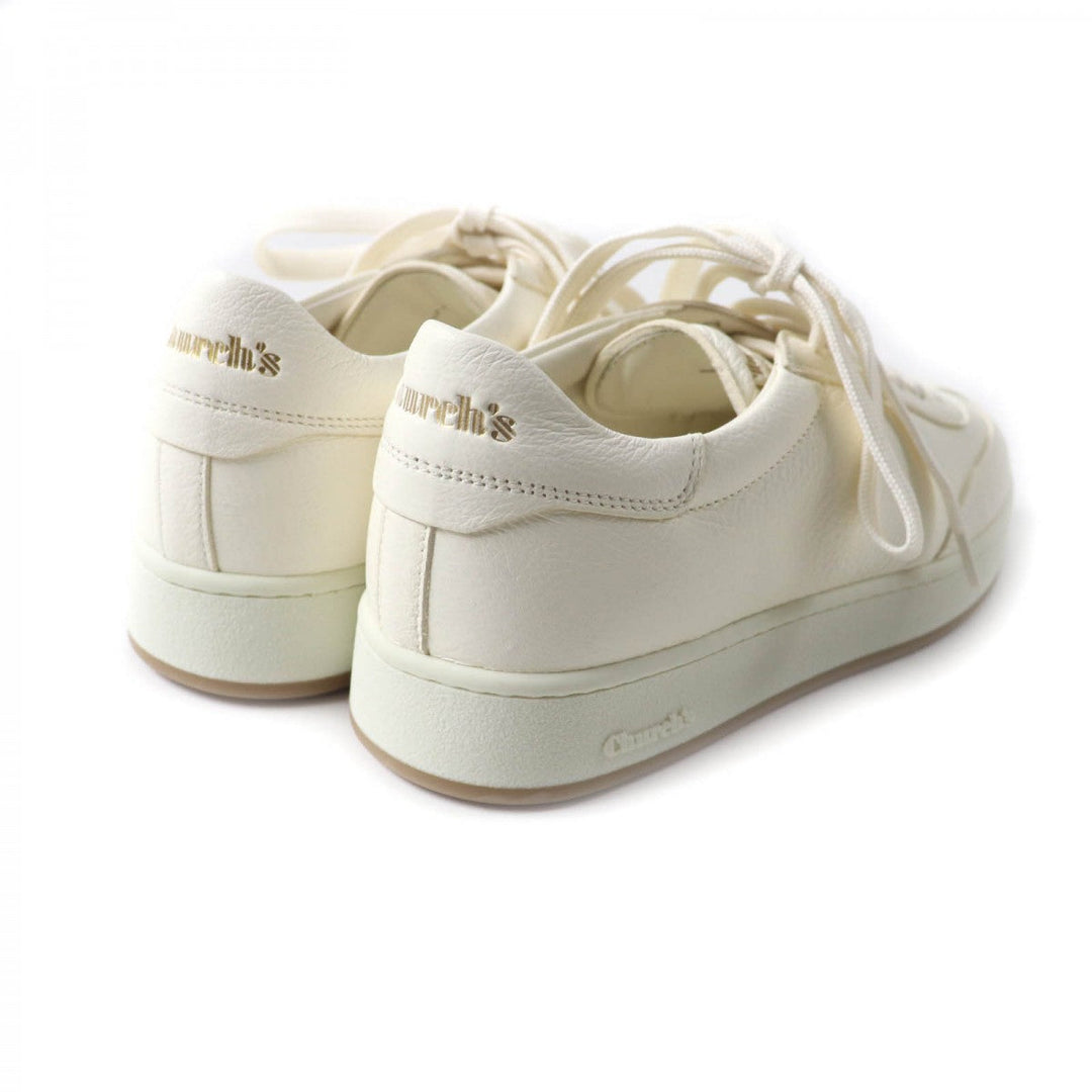 CHURCH'S sneakers Main: Deerskin Ivory LAURELLE Women 38 Used Authentic