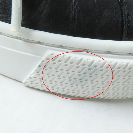 HERMES sneakers Main: Leather Black White Day Women 36 Used Authentic