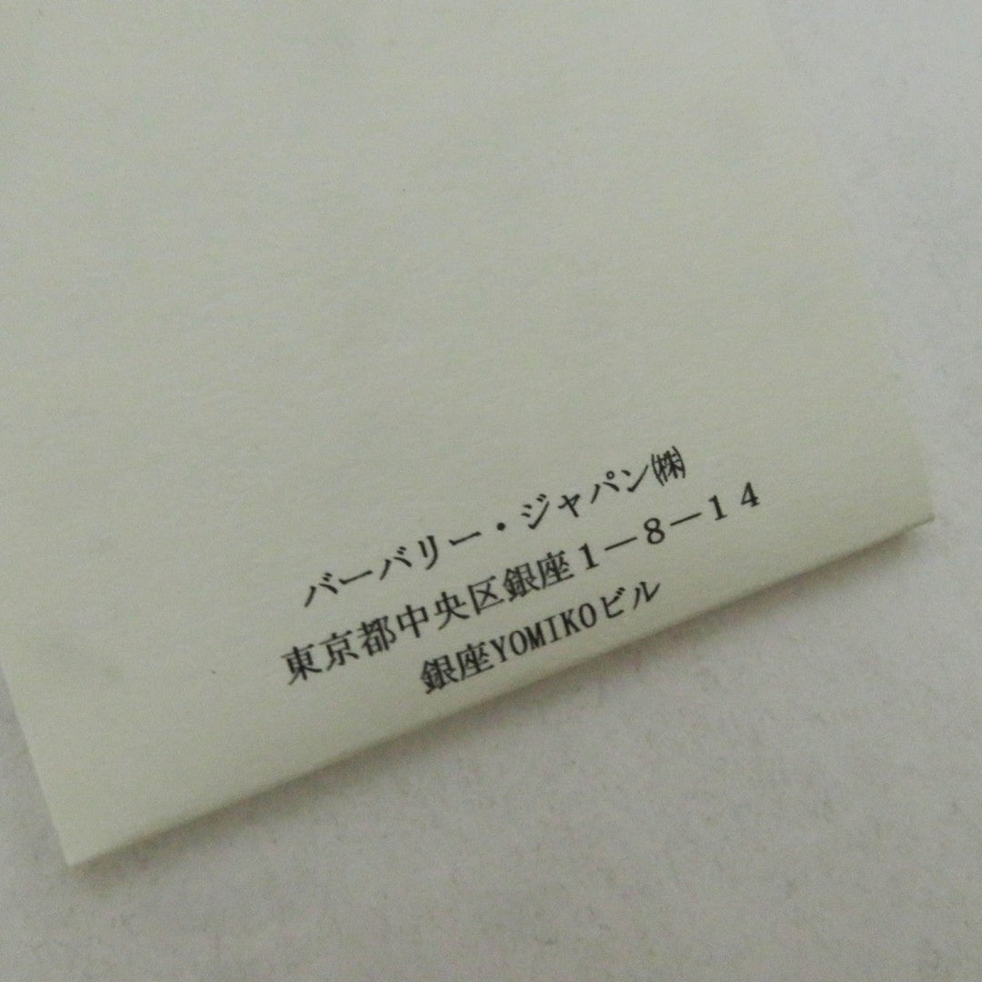 BURBERRY Stall 4043946 Main: 51% wool, Main: 49% silk Stone Ash Rose Women Used Authentic