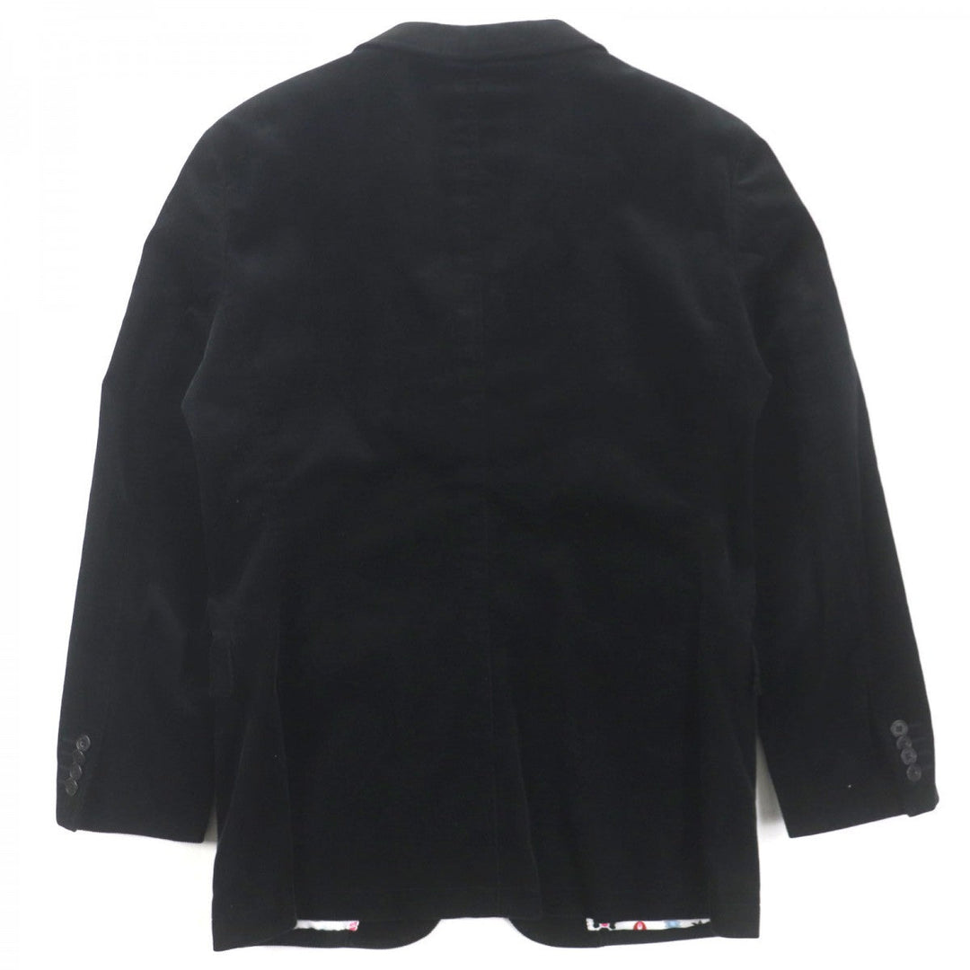 BURBERRY BLACK LABEL tailored jacket Outer: 97% wool, Outer: 3% polyurethane, Lining: polyester, Lining: cupra, Sleeve lining: cupra black mens L Used Authentic