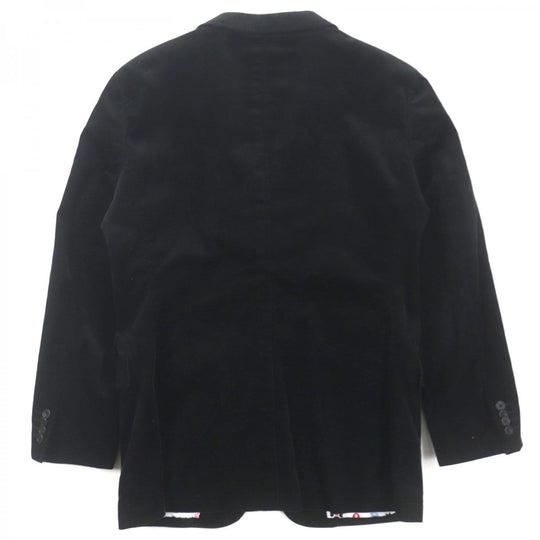 BURBERRY BLACK LABEL tailored jacket Outer: 97% wool, Outer: 3% polyurethane, Lining: polyester, Lining: cupra, Sleeve lining: cupra black mens L Used Authentic