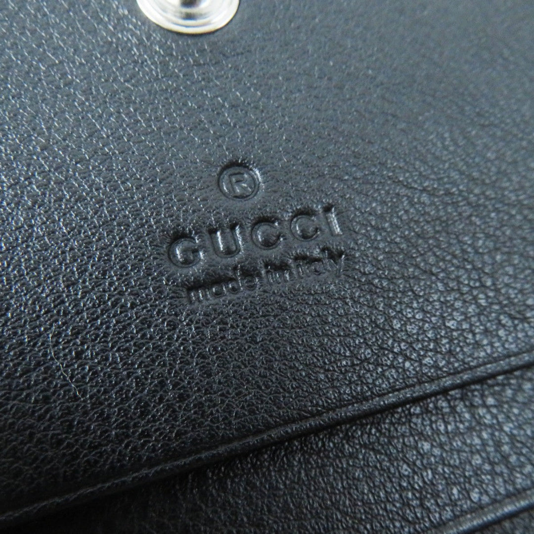 GUCCI Bifold Wallet 466492 Main: Patent leather black Women Used Authentic